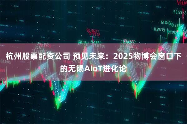 杭州股票配资公司 预见未来：2025物博会窗口下的无锡AIoT进化论